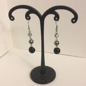 Beautiful long black earrings